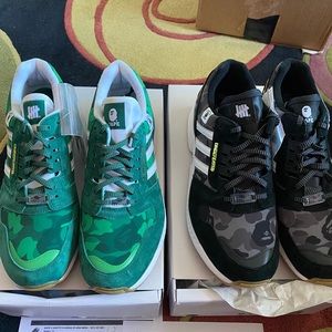 Bape adidas undefeated sz.11 w/receipt